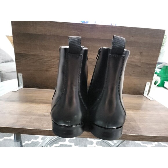 Alfani Men's Ashton Ankle Boot Leather Smooth Black 12M New - Picture 5 of 10